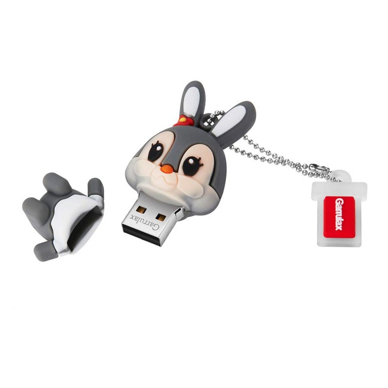GARRULAX USB Flash Drive, 8GB / 16GB / 32GB USB 2.0 Updated Waterproof USB Memory Stick Date Storage Pendrive Thumb Drives (32GB, Gray Rabbit) - Image 3